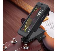Yinhing Flanger FMT 209 Digital Tuner for Chromatic Guitar Bass Ukulele Violin 3 in Clip On Tuner with Colorful LCD Display Metronome Generator