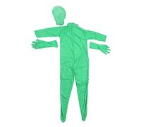 Yinhing Full Body Suit Green Bodysuit Green Scre Screen Bodysuit 180cm Full Body Split Design for Photography Film Video Ideal for Chroma Key Backgrounds for and Special Effects (160cm)