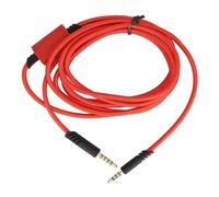 Yinhing Gaming Headset Replacement Cable for A10 A40 A40 TR with Silent Microphone 2m Nylon Sound Cable (Red)