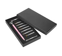 Yinhing Gel Pen Nail Art Pen Multi Functional Detachable Nail Dotting Brush for Flower Pattern Drawing Painting Carving Rose Gold Light Pink Pink Gold Silver Purple ()