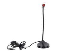 Yinhing Gooseneck Wired Microphone 360 Degrees Pickup for Desk Top Use Ideal for Karaoke Conference And Voice Recording USB Connectivity for Compatibility (3.5mm)