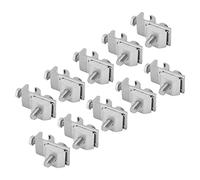 Yinhing Grounding Clips for Solar Panels Solar G 10 Pcs Mounting System Grounding Clips for Photovoltaic Panels M6 Ground Lugs Spike Washers and Bracket Clamps