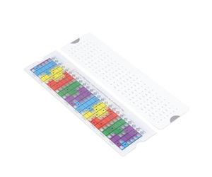 Yinhing Guitar Penta Tonic Sliding Ruler Colorful Multi Color Guitar Scales Sliding Ruler Tool Ideal for Beginners Easily Learn Scales And Improve Your Playing Skills Effortlesslyg