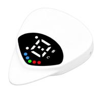 Yinhing Guitar Two In One Pick Tuner With High Sensitivity LED Light Battery Powered 12 Electronic Tuner for Electric Guitar Acoustic Ukulele And More Musical Instruments