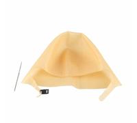 Yinhing Hair Coloring Highlighting Hat Silicone Reusable Adjustable Hair Dyeing Tool For Salon Professionals Home Users Organic Material 7.5 X 5.9 Inches (Gold)