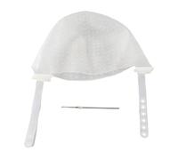 Yinhing Hair Coloring Highlighting Hat Silicone Reusable Adjustable Hair Dyeing Tool For Salon Professionals Home Users Organic Material 7.5 X 5.9 Inches (White)