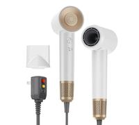 Yinhing Hair Dryer, 1400W High Speed Ionic Blow Dryer with 3 4 Heat Settings 300M Negative Ions, for Home Travel Salon White (White #ZJ)