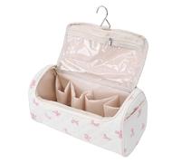 Yinhing Hair Tools Travel Bag, Shockproof Hair Dryer Accessories Storage Case with Padded Interior and Metal Hanging Hook, for Flexstyle and Supersonic Dryers (Bow)