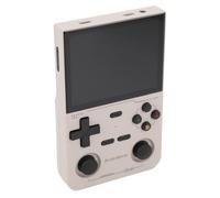 Yinhing Handheld Game Console with 3D Joystick 3.5 Inch HD Screen Retro Gaming Console Supports Two Players Built in 3500mAh Battery (White)