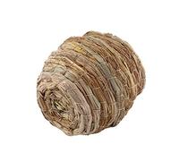 Yinhing Handwoven Straw Bird for Small Animals and Safe Breeding Cave for Macaws Budgies Hamsters and More Ideal for Indoor or Outdoor Use