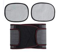 Yinhing Heating Waist Belt Magnetic Hot Compress Pain Relief Support Stretchable Adjustable for Back Pain Winter Warmth L XL Sizes (XL)
