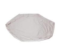 Yinhing Hexagonal Sand Pit Cover Protector 190T Silver Coated Polyester Weather Sun Shade for Kids Sandbox (140 * 110 * 20cm)