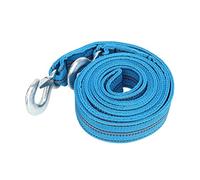 Yinhing High Strength Tow Strap with Hook 13ft Towing Strap for Automobile SUV RV Trailer 5 Ton Load Capacity Nylon Rope