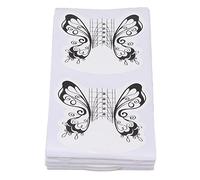 Yinhing Horseshoe Shaped Nail Forms 100pcs Professional Nail Art Stickers for Acrylic Gel Nails User Friendly for Salon DIY Use