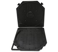Yinhing Hub Reel Recorder Fittings, Empty Tape Reel Plastic Box Scratch Resistant Open Sound Tape Box 10 Inch Empty Storage Open Belt Storage for Sound (Black)