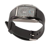 Yinhing HZ 479 LED Aviation Watch with Date Display High Accuracy Comfortable Shell Strap Sports Casual Use (Black Shell Black Belt)
