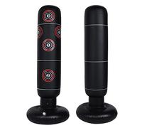 Yinhing Inflatable Punching Bag, 63 Inch Stable Inflatable Boxing Bag, Boxing Post Sandbag, for Practicing Karate, Taekwondo