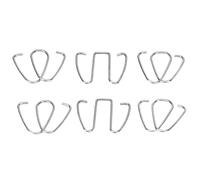 Yinhing Ingrown Toe Nail Wire Lifter Fixer Recover Tool Bunion Corrector for Pedicure Foot Care Nail Corrector with Iron Rubber Band 6PCS Different Sizes