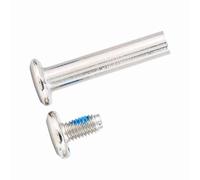 Yinhing Inline Skate Replacement Screws 10pcs Durable Skating Wheel Axles Hardware for Inline Roller Skates Front Rear Wheels Brake Iron Material 31mm 36mm (Inner length 36mm)