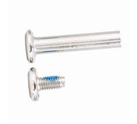 Yinhing Inline Skate Replacement Skating Screws 10pcs Iron Wheel Axles Hardware for Inline Skating Wheels Front Rear Brake (Inner length 36mm)