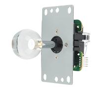 Yinhing Joystick Gamepad DIY Joystick for Games Fighting Stick Replacement Parts Pin Circuit Board Red Edition for Gaming Experience (Transparent)