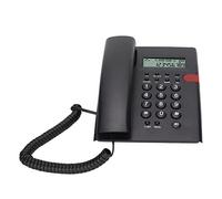 Yinhing K010A Corded Phone with Caller ID Function for and Hotel Hands Calling Wired Desktop Landline Phone (Black)