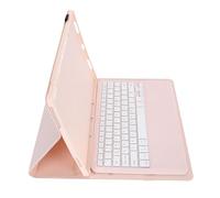Yinhing Keyboard Case for Tab P12 12.7 Inch Tablet 2023 Angle TPU Design With Magnetic Removable Keyboard Stylish Cover for Enhanced Typing Experience And Device (Pink)