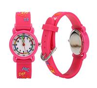 Yinhing Kid Car Toon Watch with Letter Pattern for Time Recognition Fun Wristwatch Design for Boys and Girls Ideal for Learning Time and Adding A Colorful Touch to Their Outfit (#2)