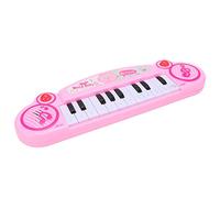 Yinhing Kids Electronic Piano Keyboard 12 Keys for Over 3 Years Old Non Angular Design Functions Piano Music Toy Stimulates Interest in Music Musical Instrument for Kids (Pink)