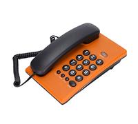 Yinhing KXT504 Corded Telephone Wired Landline Phone With Function Magnetic Handset Design Stylish Orange Color for Home Hotel And Office Use (Orange)