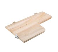 Yinhing L Shaped Small Pet Wood Stand Toy for Cats and Small Animals Wooden Jumping Springboard Toy With Design for Play and Exercise Fun