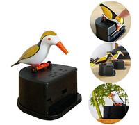 Yinhing LeapStar Toothpick Dispenser Automatic Cute Bird Toothpick Box for Table Storage for Parties Dinner Settings (Golden)