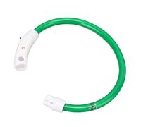 Yinhing LED Dog Collar Rechargeable Light Up Pet Collar In The Dark Fit for Small Medium and Large Dogs Stylish Green LED Flowing Design for Enhanced Visibility At Night (S)