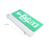 Yinhing LED Emergency Exit Sign Lamp 110 Acrylic Evacuation Indicator Light with Voice Alarm Function High Brightness Low Power Consumption and Ideal for Shopping Malls Hospitals and