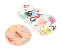 Yinhing Life Cycle Food Web Learning Kit Educational Science Toy for Preschool Kids with Felt Animal Figures for Interactive Play