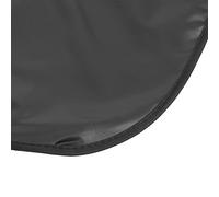 Yinhing Lightweight Soft Hairdressing Cape Hair Cutting Cloth Barber Gown Apron for Salon Home Use Non Woven Fabric Blue Print Black (No. 3 black) beard apron