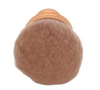 Yinhing Makeup Brush Electroplated Handle Multipurpose Compact Soft Fiber Bristles Mushroom Head Foundation Brush for Dorm Dressing Room