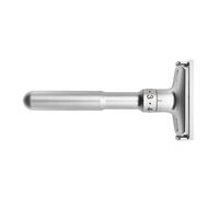 Yinhing Manual Beard Trimmer with Sharpness Versatile Portable Beard Grooming Tool for Men Silver Design for Travel and Use (Type 3)