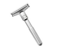 Yinhing Manual Beard Trimmer with Sharpness Versatile Portable Beard Grooming Tool for Men Silver Design for Travel and Use (Type 1)