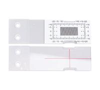 Yinhing Measuring Instrument Acrylic Crack with Graduated Accuracy Fixed Posts Record Sheet for Wall Concrete Crack Monitoring Lightweight Portable