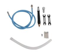 Yinhing Micro Air Die Grinder Kit Pneumatic Pencil Die Grinder NPT1/4in Connector 70000rpm Mini Pencil Polishing Cutting Tool with 3mm Collet and 10 Bits