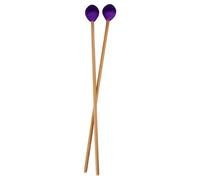Yinhing Middle Marimba Stick Mallets Beech Wood Handle with Woolen Yarn Ideal for Professional Amateur Musicians Pair Green Percussion Instrument Accessories (1 Pair)