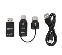 Yinhing MIDI Adapter Professional MIDI to USB Converter for Digital Piano Device Low Latency Easy Setup Plug and Play Ideal for OS X Compact Design