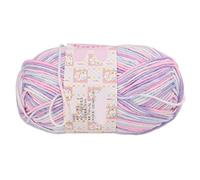 Yinhing Milk Cotton Yarn 6 Strands Soft Knitting Yarn for Crafts Breathable Coarse for Handcrafted Hats Scarves More Easy to Use Lightweight Cotton