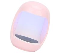 Yinhing Mini USB Single Finger Portable Nail Art Gel Polish Dryer LED Curing Lamp Compact Design 45S60S Timer Dual Light Source for Home Salon Use Pink ABS Material 4.5 X 4.5 X .8cm (Roseate)
