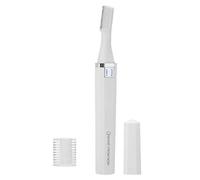 Yinhing MKS Electric Eyebrow Trimmer Painless White (White) | Stainless steel USB rechargeable portable design includes comb and brush safe for sensitive skin precise facial hair
