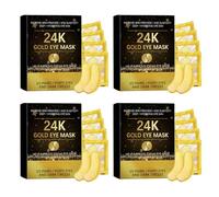 Yinhing Moisturizing Eye 40pcs Under Patches Eye Gel Pads Cooling Hydration for Puffiness Dark Circles with Green Tea (40Pcs)