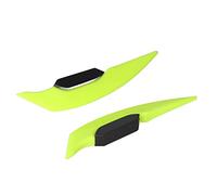 Yinhing Motorcycle Side Winglet Aerodynamic Wing Spoiler Pair for Motorbikes Electric Bikes ATVs Stylish Design Superior ABS Construction Easy Installation (Fluorescent Green)