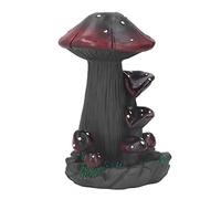 Yinhing Mushroom Backflow Incense Handcrafted Incense Holder with Unique Visual Effect Includes 20 Cones Cute Decorative Piece for Home Office Meditation and