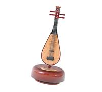 Yinhing Music Box, Rotating Music Box Desktop Ornaments Violin Stringed Instrument Musical for Daughter, Son, Lover, Boyfriend, Girlfriend (Chinese Lute)